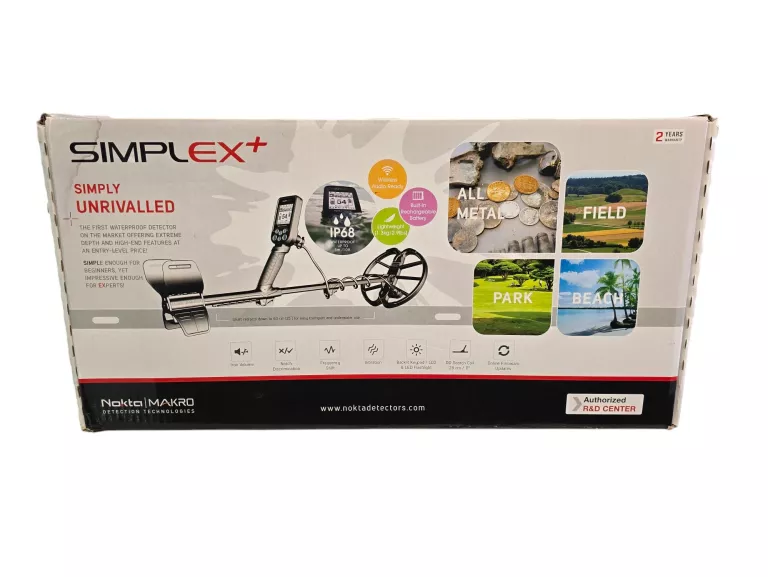 WYKRYWACZ METALI SIMPLEX+ NOKTA MAKRO + SŁUCHAWKI