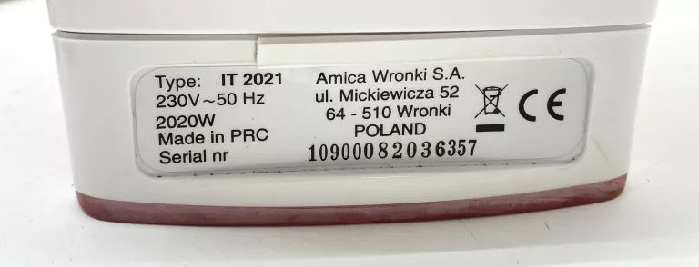 ŻELAZKO AMICA MODIS IT 2021