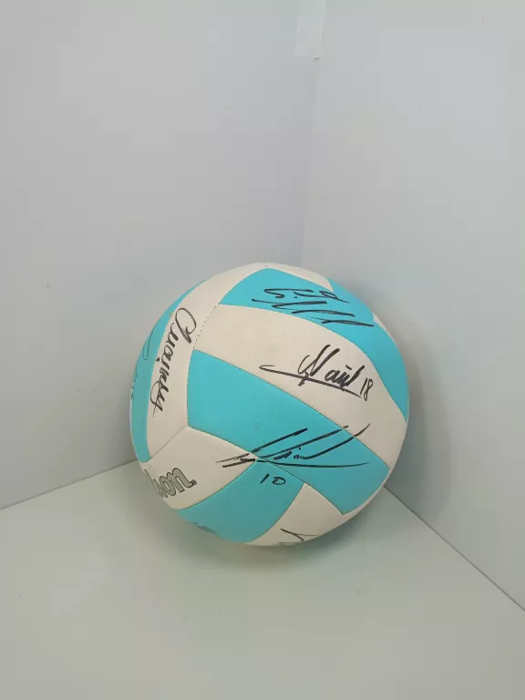 PIŁKA WILSON DO SIATKÓWKI Z AUTOGRAFAMI SIATAKRZY SKRA BEŁCHATÓW