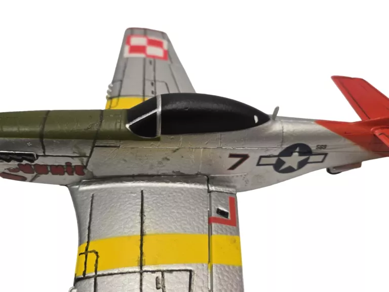 ZDALNIE STEROWANY SAMOLOT P51 MUSTANG RC 450MM Z ŻYROSKOPEM