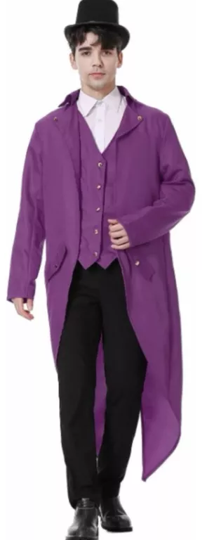 STRÓJ KOSTIUM JOKER PŁASZCZ ROZ.XXL
