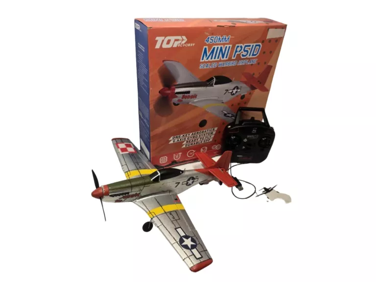 ZDALNIE STEROWANY SAMOLOT P51 MUSTANG RC 450MM Z ŻYROSKOPEM