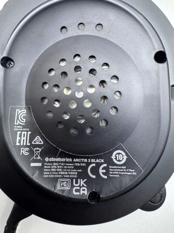 SŁUCHAWKI STEELSERIES ARCTIS 3 BLACK CZARNE NAUSZNE