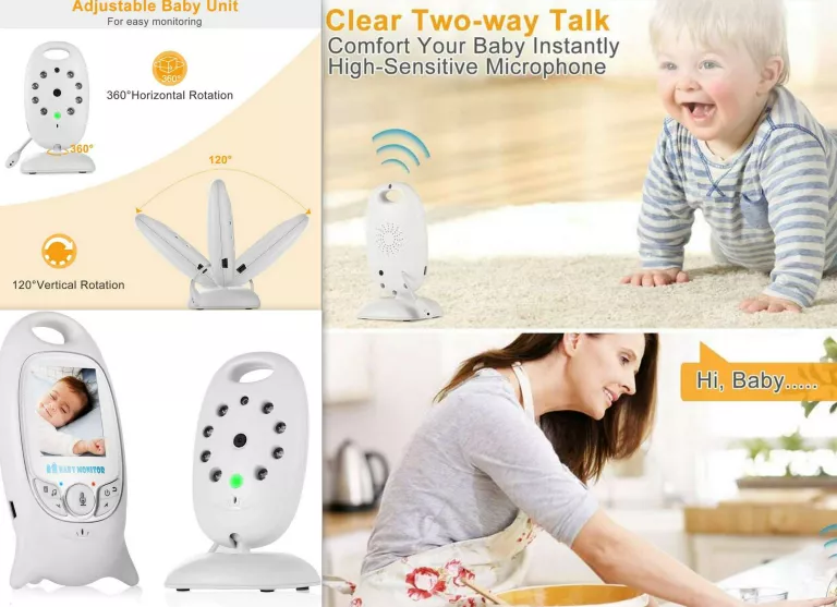 NIANIA ELEKTRONICZNA WIDEO IP BABY MONITOR MOCLEVER VB601