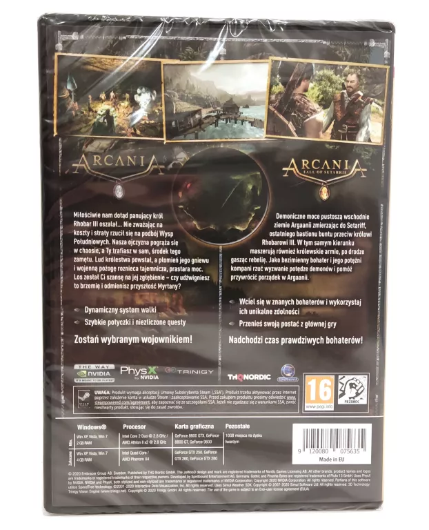 ARCANIA GOLD EDITION DUBBING PL