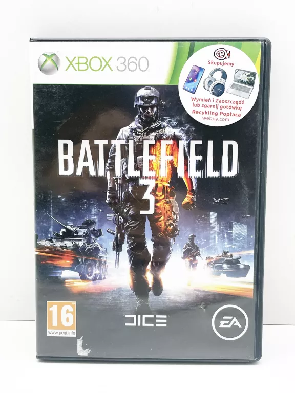 GRA BATTLEFIELD 3 XBOX 360