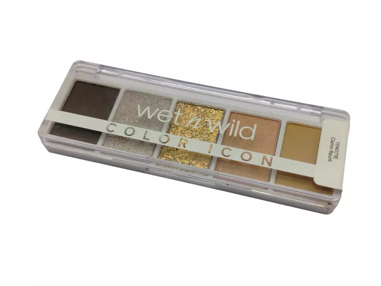 WET N WILD COLOR ICON 5 PAN PALETTE PALETA CIENI DO POWIEK CAMO-FLAUNT 6G