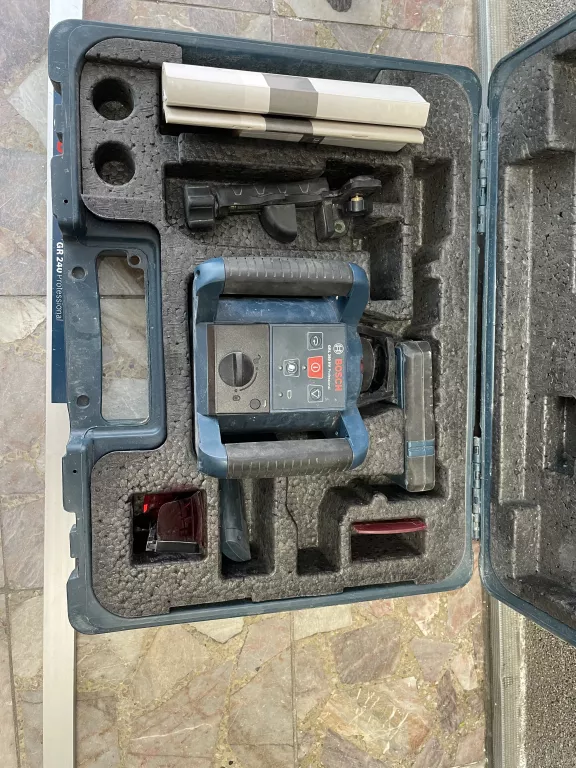 LASER ROTACYJNY BOSCH GRL 250 HV + STATYW + ŁATA