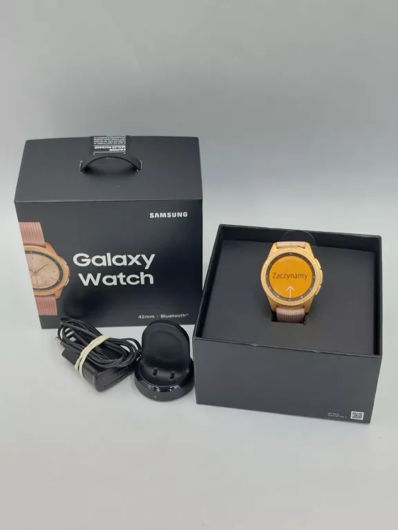 SMARTWATCH GALAXY WATCH 42 MM SM-R810 !!!ZŁOTY, BARDZO ŁADNY!!!