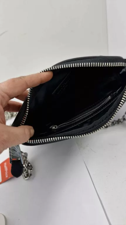 TOREBKA  MOSCHINO MODEL 2 B 7401 SREBRNY NAPIS  [230928006]