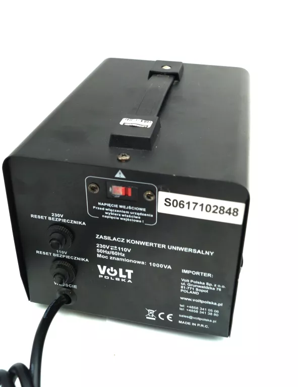 PRZETWORNICA KONWERTER NAPIĘCIA 230V - 110V
