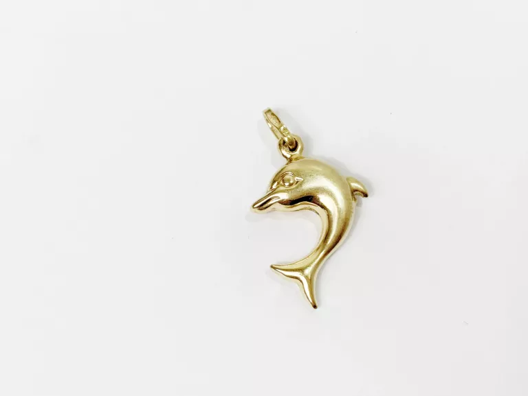 ZŁOTA ZAWIESZKA DELFINEK 14CT 1,32G
