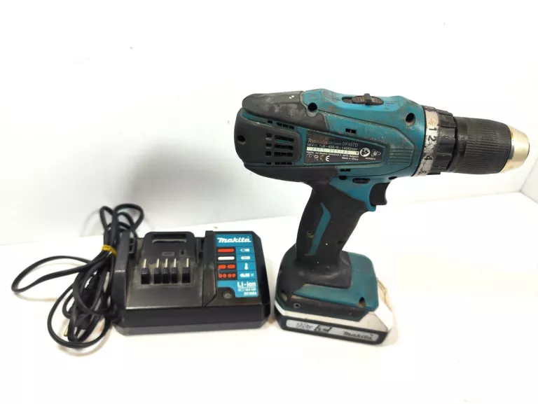 WKRETARKA MAKITA DF457D + AKU 1,5AH + ŁAD