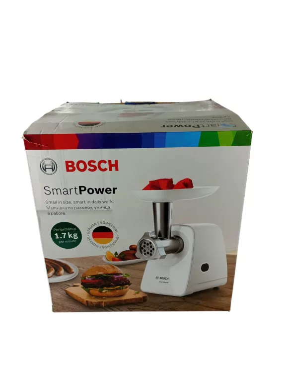 MASZYNKA DO MIELENIA MIĘSA BOSCH MFW2520W KPLT