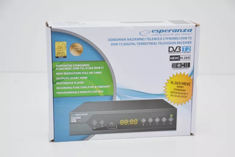 DEKODER ESPERANZA DVB-T 2 HEVC H.265