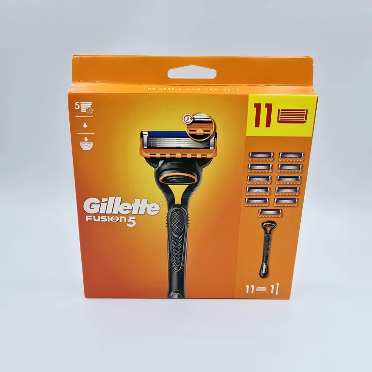 MASZYNKA DO GOLENIA GILLETTE FUSION 5  RĄCZKA + 11 WKŁADÓW