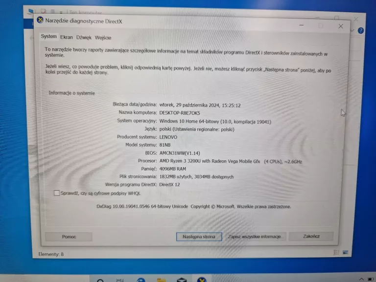 LAPTOP LENOVO IDEAPAD S340 AMD RYZEN 3 4GB /120GB SSD