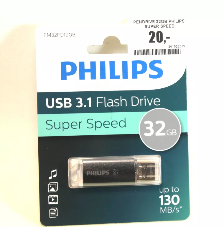 PENDRIVE 32GB PHILIPS SUPER SPEED