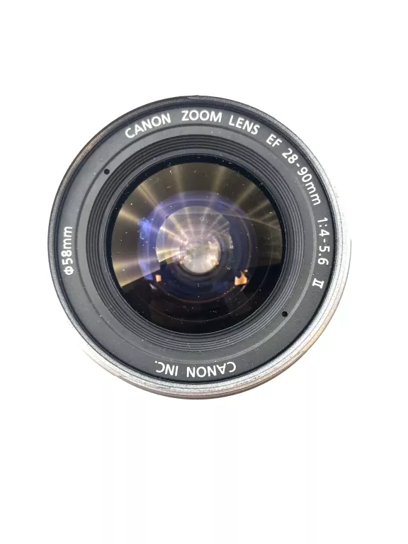 APARAT CANON EOS 300V + CANON ZOOM LENS EF 28-90 MM 4-5.6 EF-S + AKCESORIA