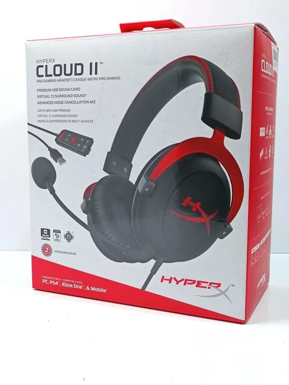 SŁUCHAWKI HYPERX CLOUD II