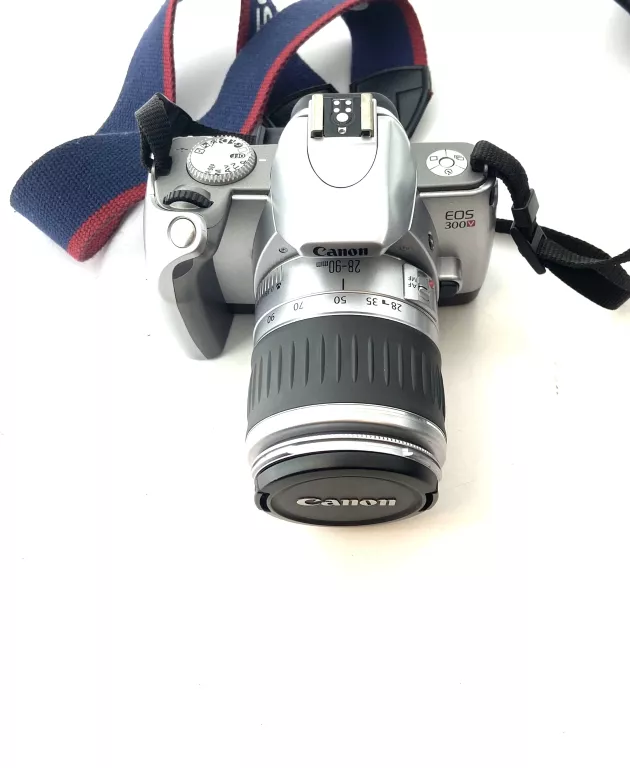 APARAT CANON EOS 300V + CANON ZOOM LENS EF 28-90 MM 4-5.6 EF-S + AKCESORIA