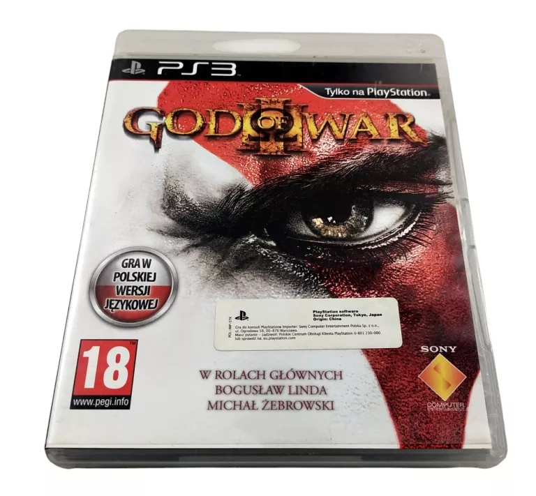 GOD OF WAR III PL - POLSKIE WYDANIE - PS3 SONY PLAYSTATION 3 (PS3)