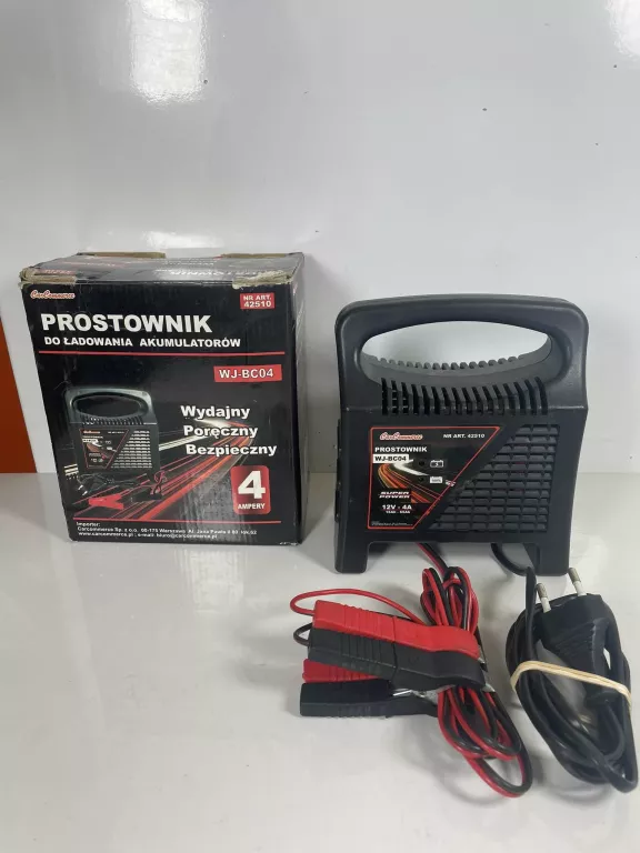 PROSTOWNIK WJ-BC04 4 AMPERY KOMPLET