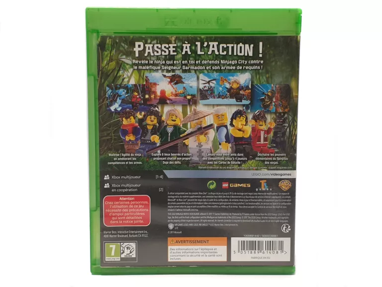GRA XBOX ONE LEGO NINJAGO LE FILM