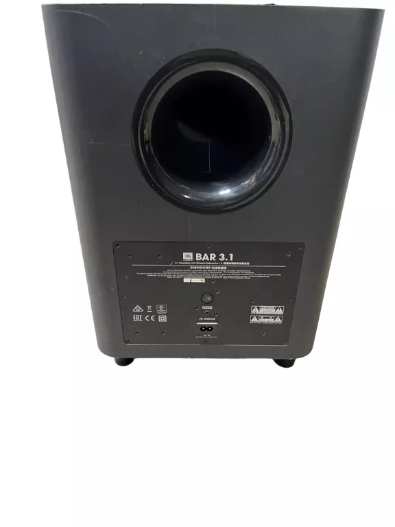 SOUNDBAR JBL BAR 3.1 CZARNY 450W SUBWOOFER
