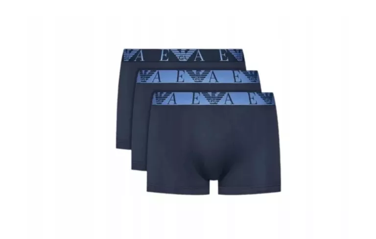 ORYGINALNE MĘSKIE BOKSERKI EMPORIO ARMANI 3 SZT. ROZMIAR S.