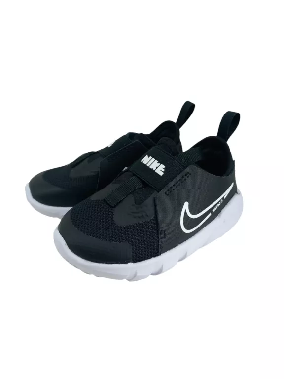 CZARNO-BIAŁE WSUWANE SNEAKERSY DZIECIĘCE NIKE FLEX RUNNER 2 R.22
