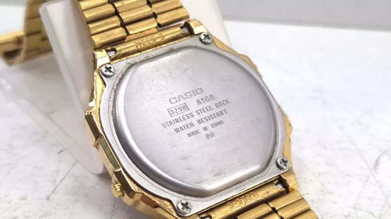ZEGAREK CASIO A168 ZŁOTY