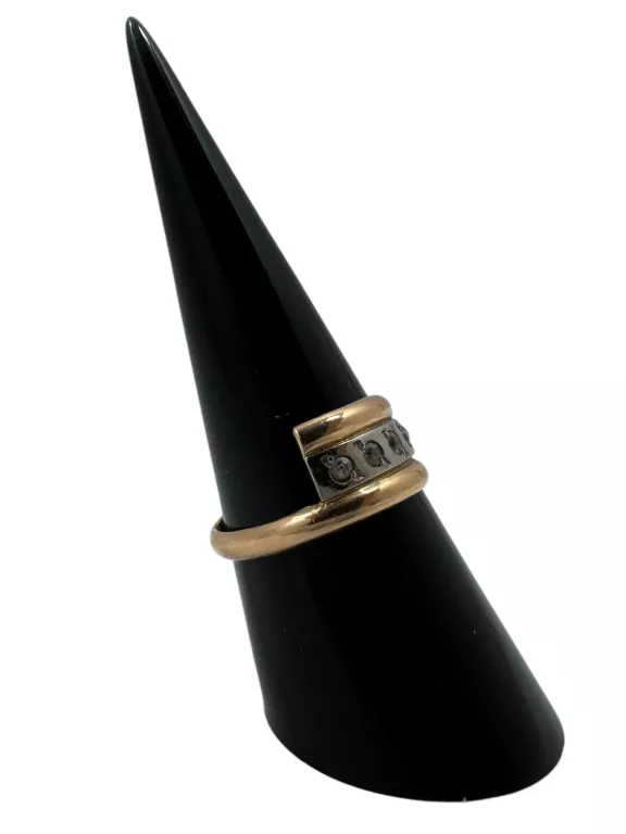 CIEKAWY ZŁOTY PIERŚCIONEK 3,26G/P.585/R.14