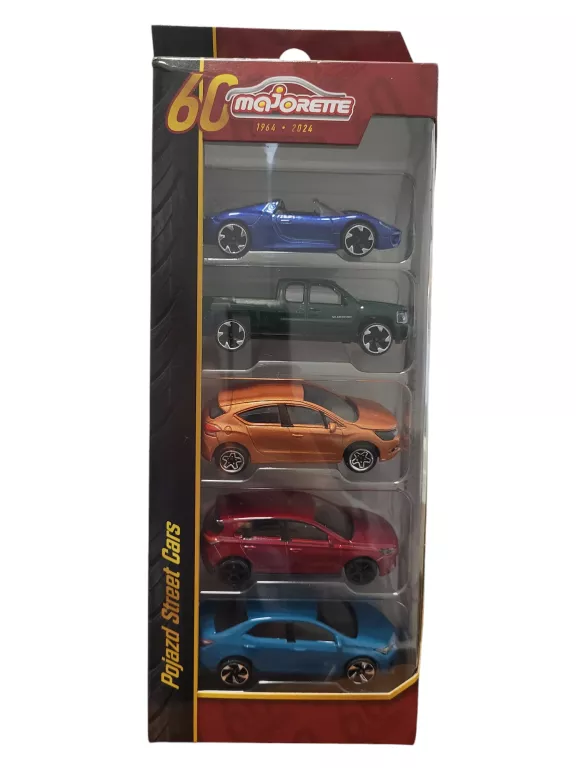 MAJORETTE ZESTAW SAMOCHODÓW STREET CARS 5-PAK 1