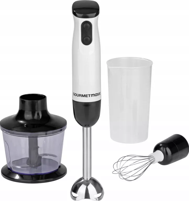 MIKSER BLENDER RĘCZNY WIELOFUNKCYJNY GOURMETMAXX 600W KOMPLET