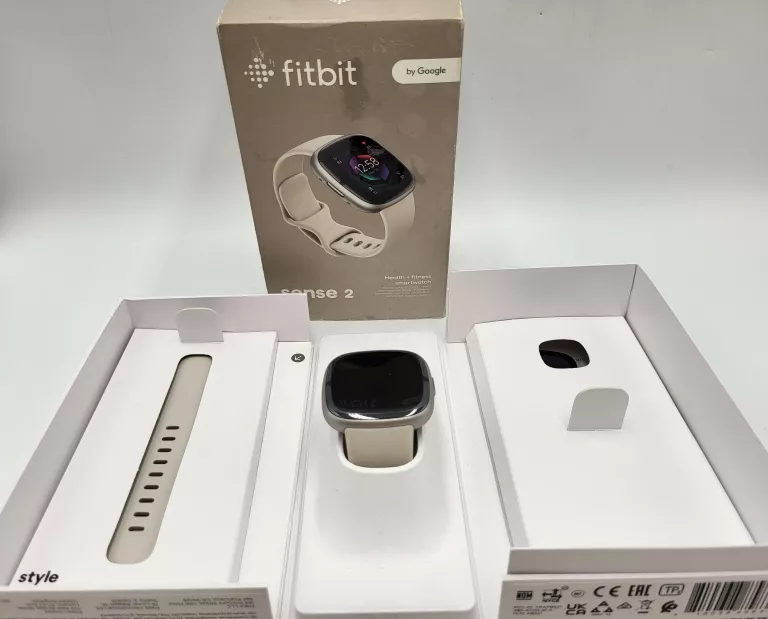 SMARTWATCH GOOGLE FITBIT SENSE 2 BIAŁO-SZARY