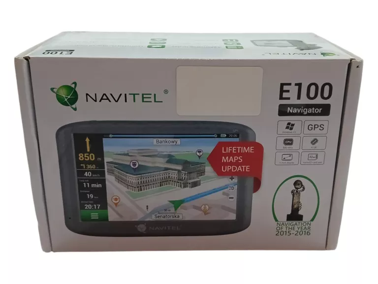 NAWIGACJA SAMOCHODOWA NAVITEL E100 5'' CZARNA