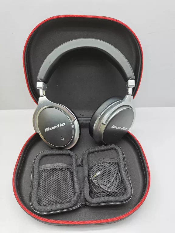 SŁUCHAWKI BLUEDIO F2 BLACK + ETUI
