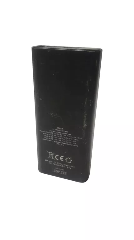 POWERBANK REINSTON ULTRA 20000MAH EPB030 PD 20W + AFC 18W CZARNY