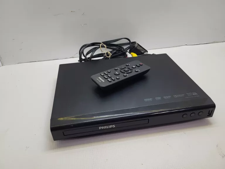 ODTWARZACZ DVD PHILIPS DVP2850/58 + PILOT + OKABLOWANIE