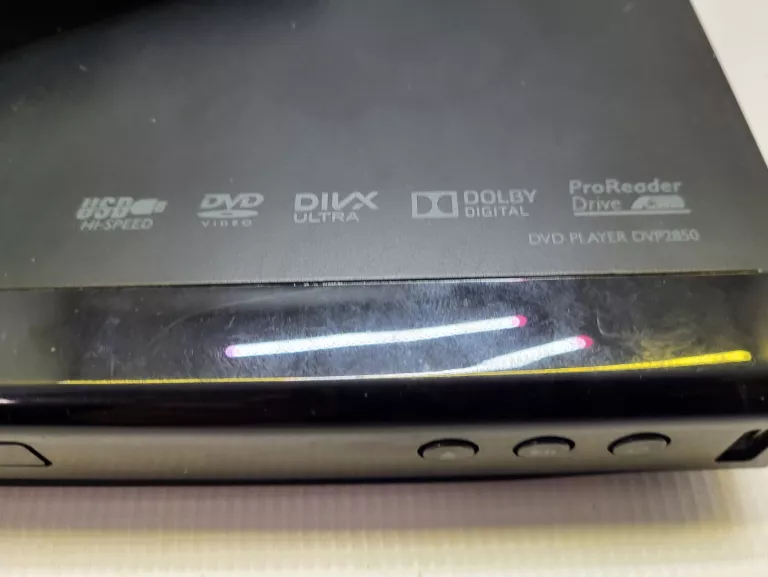ODTWARZACZ DVD PHILIPS DVP2850/58 + PILOT + OKABLOWANIE
