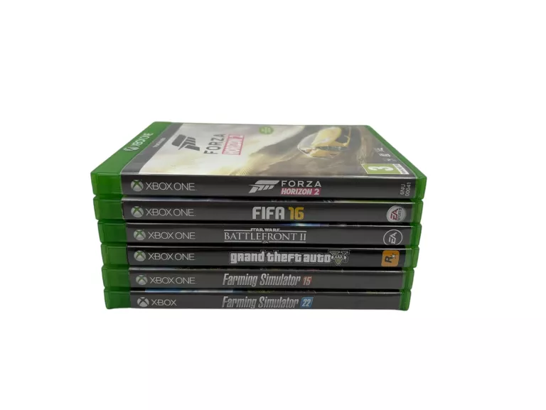 KONSOLA MICROSOFT XBOX ONE (1540) 500GB + 2 PADY + 6 GIER - OPIS!