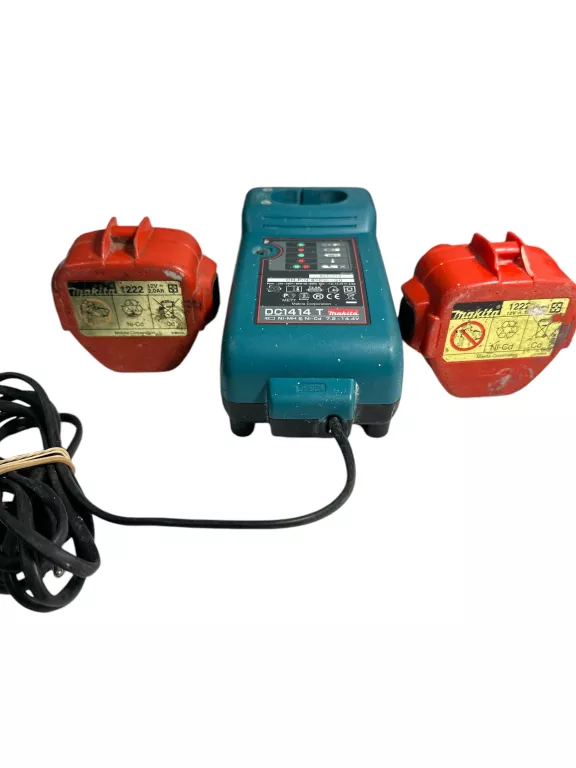 ŁADOWARKA MAKITA DC1414 + 2X AKU MAKITA 1222