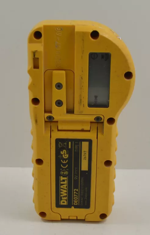DEWALT DE0772 DETEKTOR LASEROWY, CYFROWY, WODOSZCZELNY