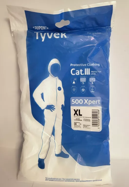 KOMBINEZON TYVEK 500 XPERT DU PONT XL