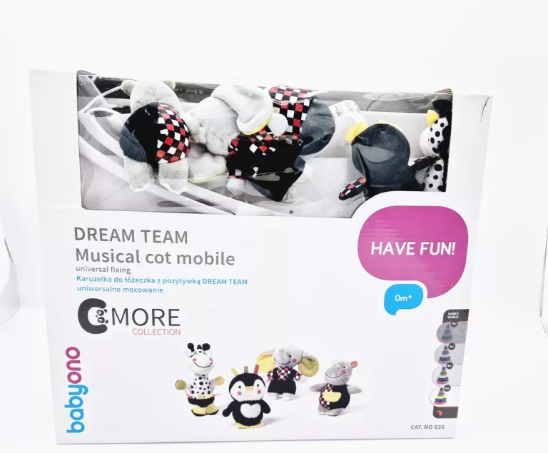 BABYONO KARUZELA DO ŁÓŻECZKA DREAM TEAM C-MORE