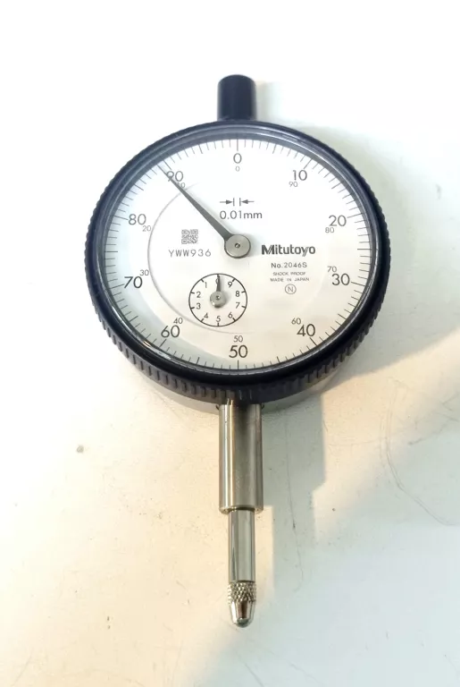 MITUTOYO CZUJNIK ZEGAROWY 0,01-10/0,01 MM 2046S Z WALIZKĄ