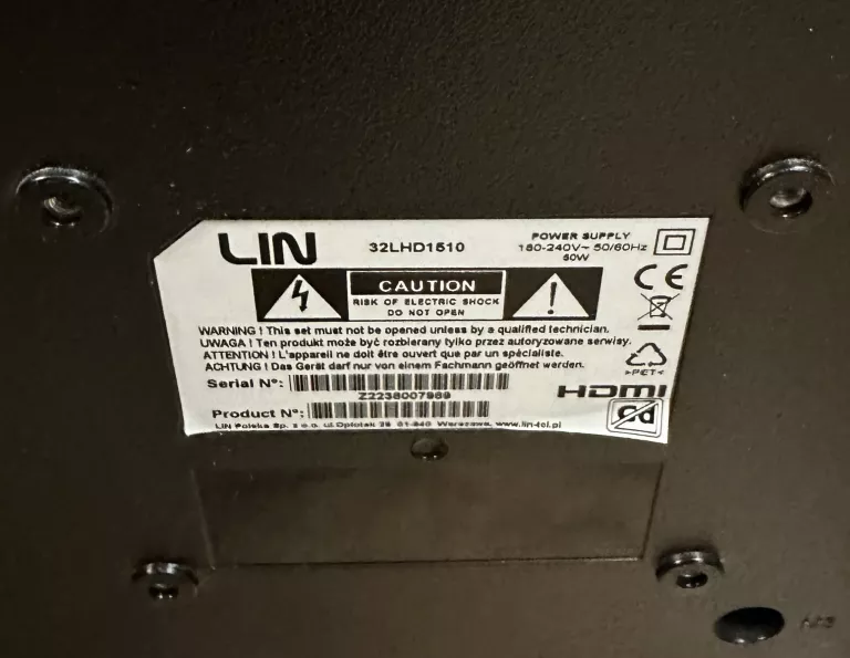 TELEWIZOR LIN 32LHD1510