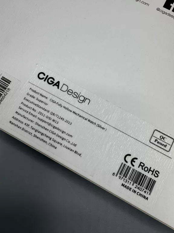 ZEGAREK MĘSKI CIGA DESIGN KOMPLET BDB STAN