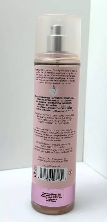 MGIEŁKA ARIANA GRANDE THANK U NEXT 236ML